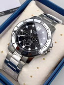 Analog chronograph men's watch Casio MTP-VD300D-1E with a 45mm stainless steel strap, waterproof design, and quartz movement, perfect for any occasion and a great addition to your collection of luxury watches.