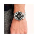 Analog chronograph men's watch Casio MTP-VD300D-1E with a 45mm stainless steel strap, waterproof design, and quartz movement, perfect for any occasion and a great addition to your collection of luxury watches.