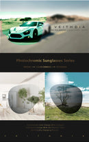 VEITHDIA Men's Sunglasses Aluminum Photochromic Women Polarized UV400 Lens Fashion Driving Outdoor Eyewear Male Sun Glasses 6699