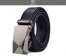 Men Belts Automatic Buckle Belt Genune Leather High Quality Belts For Men Leather Strap Casual  Buises  for Jeans