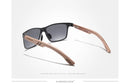 KINGSEVEN Brand New Design Aluminum+Walnut Wooden Handmade Sunglasses Men Polarized Eyewear Accessories Sun Glasses For Women
