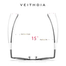VEITHDIA Men's Sunglasses Aluminum Photochromic Women Polarized UV400 Lens Fashion Driving Outdoor Eyewear Male Sun Glasses 6699