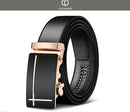 Men Belts Automatic Buckle Belt Genune Leather High Quality Belts For Men Leather Strap Casual  Buises  for Jeans