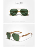 KINGSEVEN 2023 New Handmade Wood Sunglasses Polarized Men's Glasses UV400 Protection Mirror Eyewear Wooden Temples Oculos Z5518