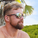 KINGSEVEN Aluminum Men's Sunglasses Polarized Lens Brand Design Temples Sun glasses Coating Mirror Glasses Oculos de sol 7719