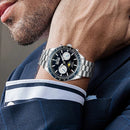 BAOFEILUN Moonwatch Style Men Automatic Watches 42mm Stainless Steel Galaxy Dial Sapphire crystal 5ATM Full Calendar Luxury Gift