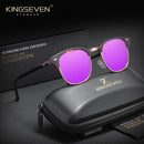 KINGSEVEN Luxury Causal Large Frame Sunglass Women Sunscreen Fashion Polarized UV400 Glasses Outdoor Driving Alloy Eyeglasses