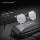 KINGSEVEN Luxury Causal Large Frame Sunglass Women Sunscreen Fashion Polarized UV400 Glasses Outdoor Driving Alloy Eyeglasses