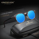 KINGSEVEN Luxury Causal Large Frame Sunglass Women Sunscreen Fashion Polarized UV400 Glasses Outdoor Driving Alloy Eyeglasses