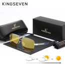 KINGSEVEN Aluminum Men's Sunglasses Polarized Lens Brand Design Temples Sun glasses Coating Mirror Glasses Oculos de sol 7719