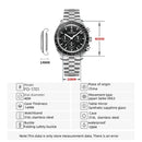 PAGANI DESIGN New Retro Watch Luxury Moon Quartz Watches For Men Stainless steel Luminous waterproof Sport Chronograph Man 2025
