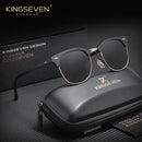 KINGSEVEN Luxury Causal Large Frame Sunglass Women Sunscreen Fashion Polarized UV400 Glasses Outdoor Driving Alloy Eyeglasses