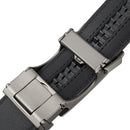 Men's High-Quality Genuine Leather Belt Adjustable Automatic Buckle Black/Brown Cuttable Ratchet Belt for Men