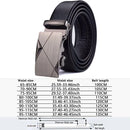 Men Belts Automatic Buckle Belt Genune Leather High Quality Belts For Men Leather Strap Casual  Buises  for Jeans