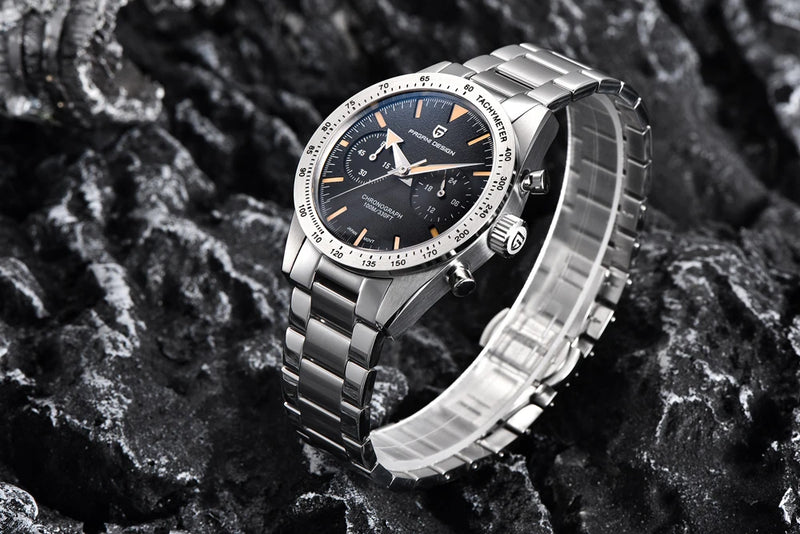 2025 New PAGANI DESIGN Retro Men's Watches Luxury Chronograph Wristwatches Quartz Watch For Men AR Sapphire Waterproof Luminous