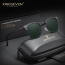 KINGSEVEN Luxury Causal Large Frame Sunglass Women Sunscreen Fashion Polarized UV400 Glasses Outdoor Driving Alloy Eyeglasses