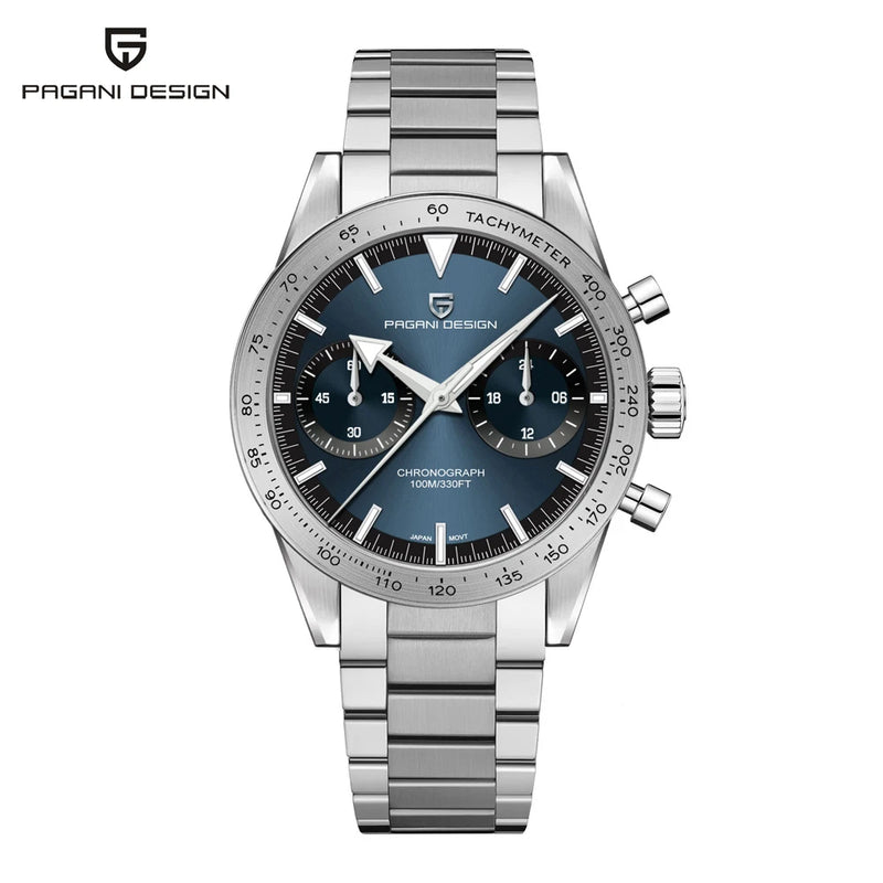2025 New PAGANI DESIGN Retro Men's Watches Luxury Chronograph Wristwatches Quartz Watch For Men AR Sapphire Waterproof Luminous