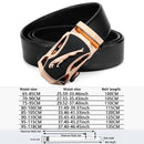 Men Belts Automatic Buckle Belt Genune Leather High Quality Belts For Men Leather Strap Casual  Buises  for Jeans