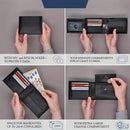 2025 New Men's Wallet with Coin Pocket RFID Protection Carbon Fiber Wallet for Men