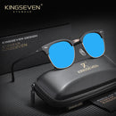 KINGSEVEN Luxury Causal Large Frame Sunglass Women Sunscreen Fashion Polarized UV400 Glasses Outdoor Driving Alloy Eyeglasses