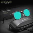 KINGSEVEN Luxury Causal Large Frame Sunglass Women Sunscreen Fashion Polarized UV400 Glasses Outdoor Driving Alloy Eyeglasses