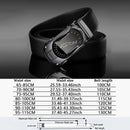 Men Belts Automatic Buckle Belt Genune Leather High Quality Belts For Men Leather Strap Casual  Buises  for Jeans