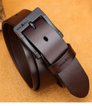 Genuine Leather Men's Belt Fashion Alloy Belts Buckle Luxury Brand Jeans Belts for Men Business Belt Female Belt
