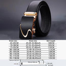 Men Belts Automatic Buckle Belt Genune Leather High Quality Belts For Men Leather Strap Casual  Buises  for Jeans