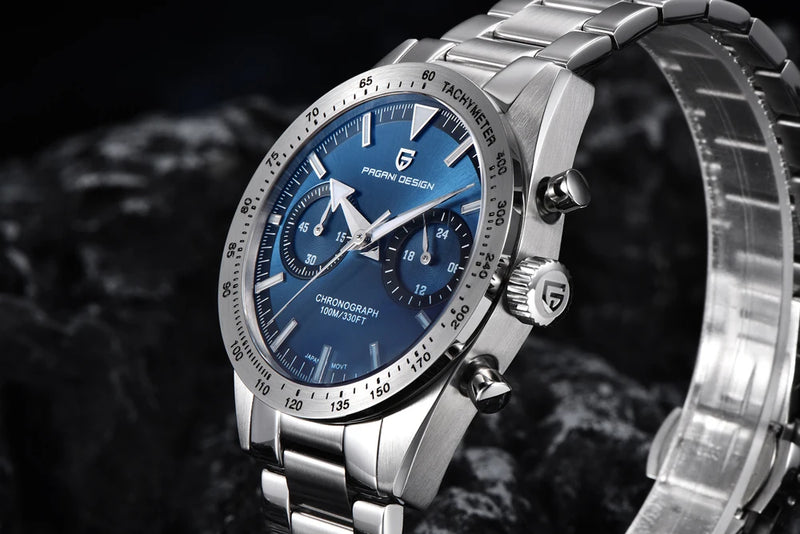 2025 New PAGANI DESIGN Retro Men's Watches Luxury Chronograph Wristwatches Quartz Watch For Men AR Sapphire Waterproof Luminous