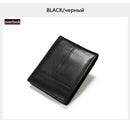 WESTAL Genuine Leather Wallet with Coin Purse RFID Wallet for Men Cardholder Money Bags