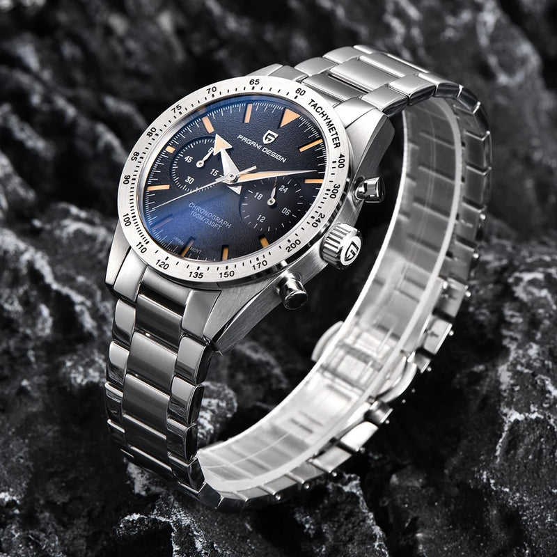 2025 New PAGANI DESIGN Retro Men's Watches Luxury Chronograph Wristwatches Quartz Watch For Men AR Sapphire Waterproof Luminous