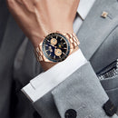 BAOFEILUN Moonwatch Style Men Automatic Watches 42mm Stainless Steel Galaxy Dial Sapphire crystal 5ATM Full Calendar Luxury Gift