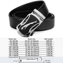 Men Belts Automatic Buckle Belt Genune Leather High Quality Belts For Men Leather Strap Casual  Buises  for Jeans