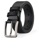 New Business Leisure Men's Alloy Square Pin Buckle Belts Male Famous Brand Luxury Designer Pu Leather Jeans Belts for Men