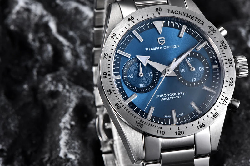 2025 New PAGANI DESIGN Retro Men's Watches Luxury Chronograph Wristwatches Quartz Watch For Men AR Sapphire Waterproof Luminous