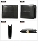 WESTAL Genuine Leather Wallet with Coin Purse RFID Wallet for Men Cardholder Money Bags