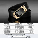 Men Belts Automatic Buckle Belt Genune Leather High Quality Belts For Men Leather Strap Casual  Buises  for Jeans