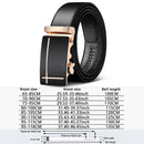 Men Belts Automatic Buckle Belt Genune Leather High Quality Belts For Men Leather Strap Casual  Buises  for Jeans