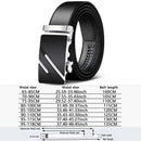 Men Belts Automatic Buckle Belt Genune Leather High Quality Belts For Men Leather Strap Casual  Buises  for Jeans
