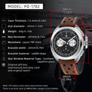 PAGANI DESIGN 2025 New Panda Dial Men Watches Luxury Quartz Watch For Men Japan VK63 Sport Chronograph Sapphire glass Wristwatch